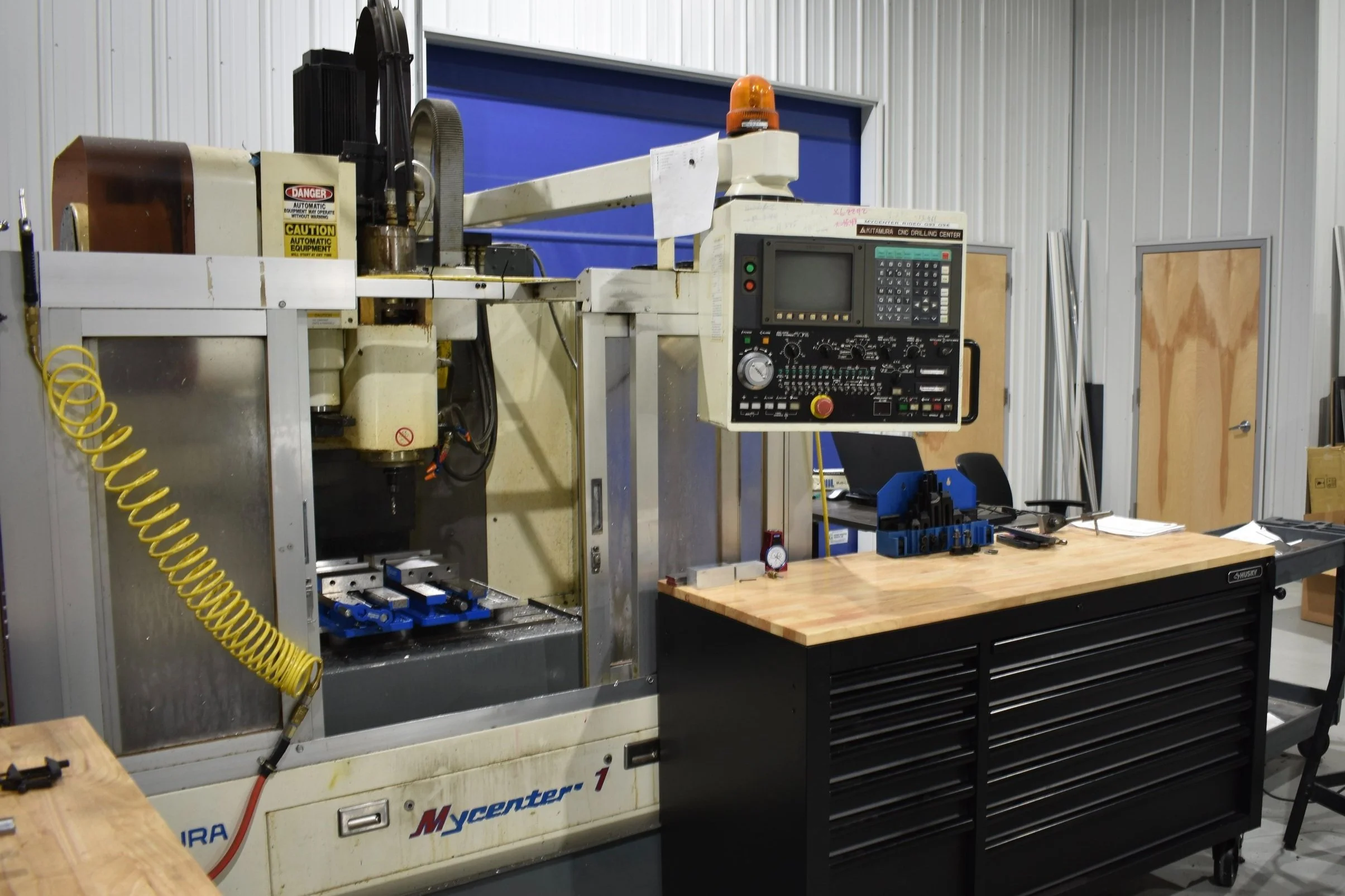 A large CNC milling machine.