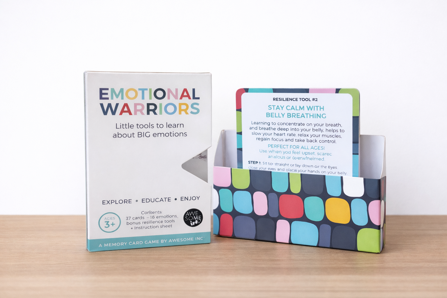 Emotional Warriors Card Game (age 3+)