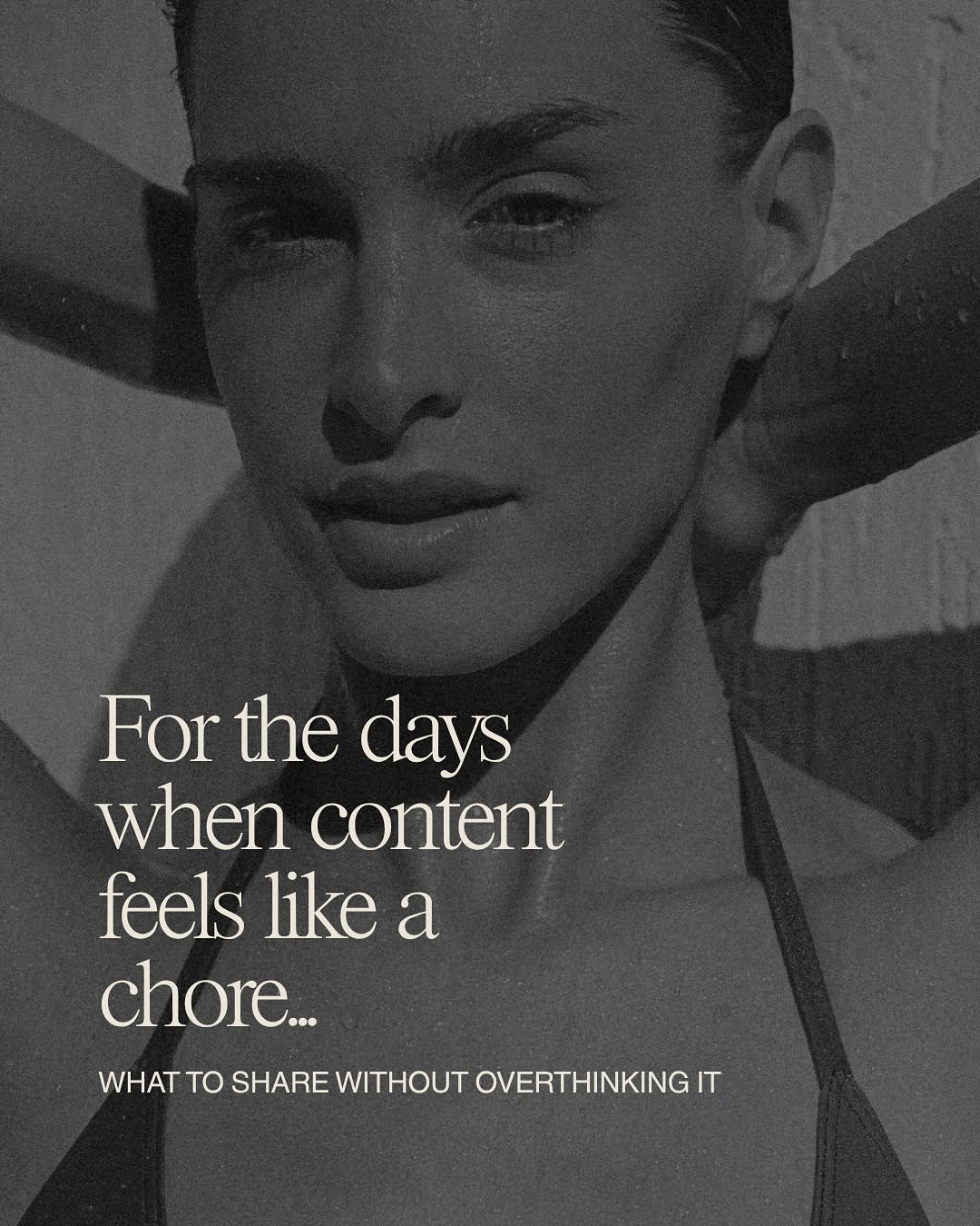 Don&rsquo;t overthink it babe. Go &amp; connect with your people 💌

Share this with someone who overthinks their content&hellip;x