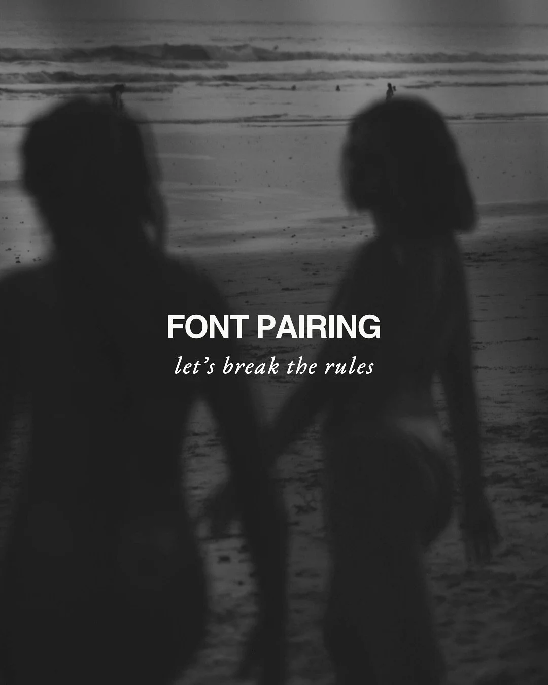 They say serif for headlines and sans serif for body.
Cool rule, we break it all the time.

Here are some of our faves. Some play by the rules, some don&rsquo;t. All are cool.

This one&rsquo;s built with images from our Tropique collection, landing 