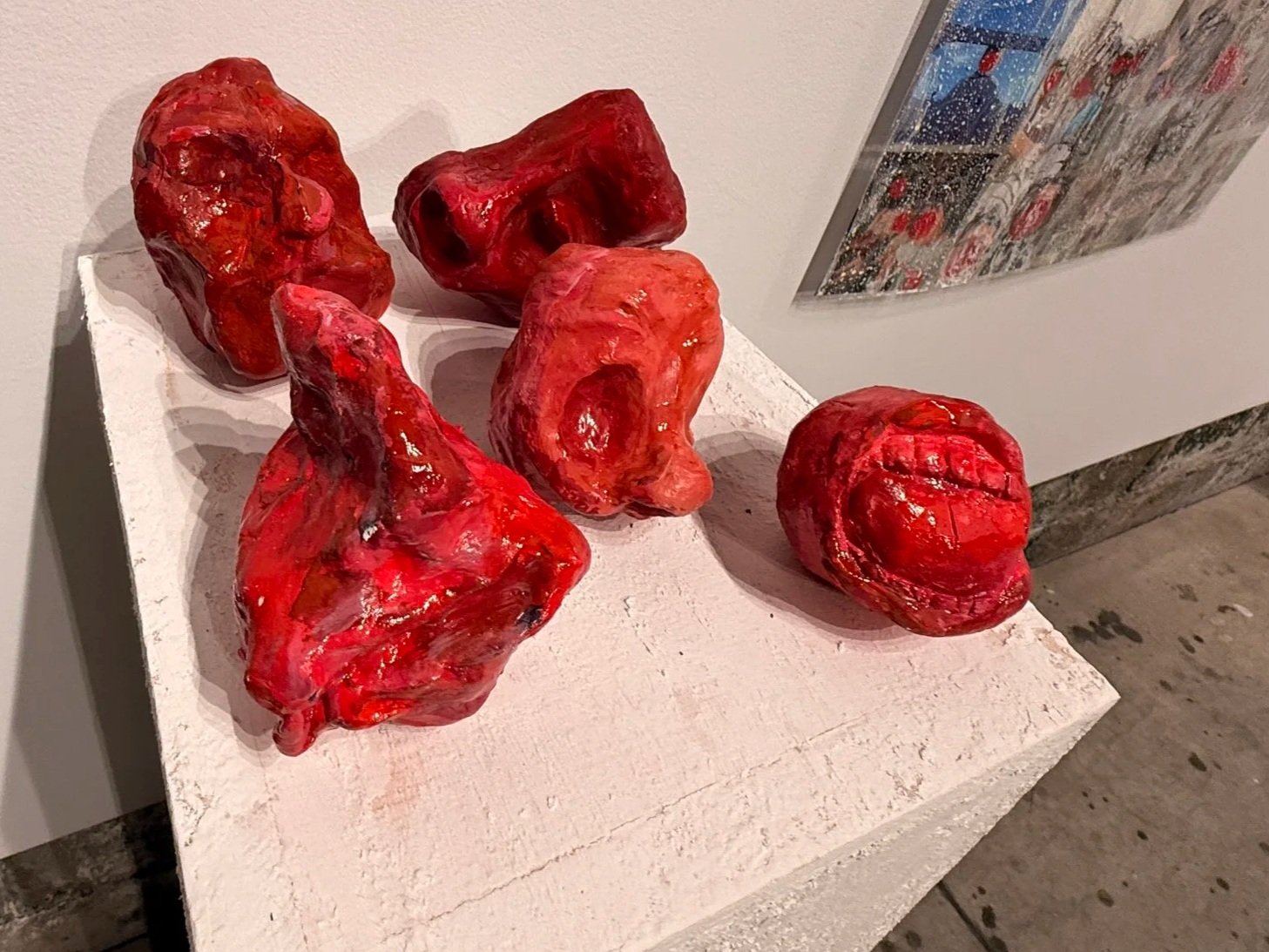 Installation Image I
Like our blood
2026
Nearly Lemon

clay sculptures
various sizes 