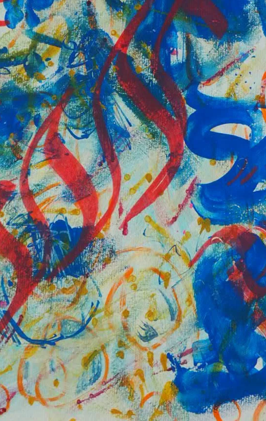 Warm up close up, 2026, Nearly Lemon, acrylic marker on 300 gsm paper, 8.5 x 12"