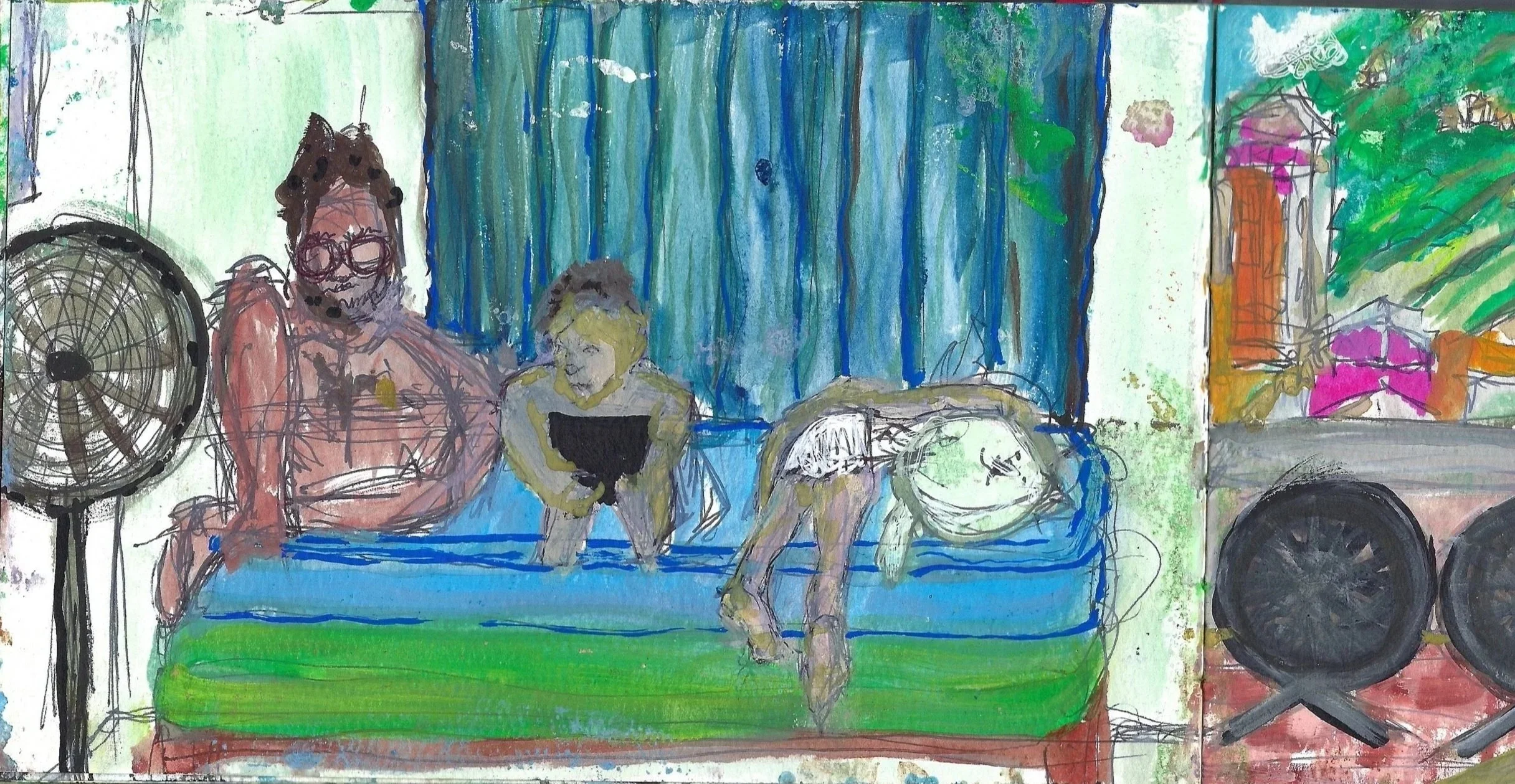 Dibuja, duerme y relájate en Zancudo., Sketch sleep and chill in Zancudo