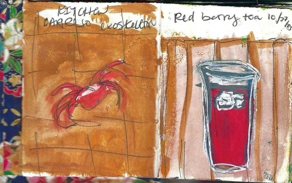 Cangrejo y té rojo, crab and red tea, Zancudo