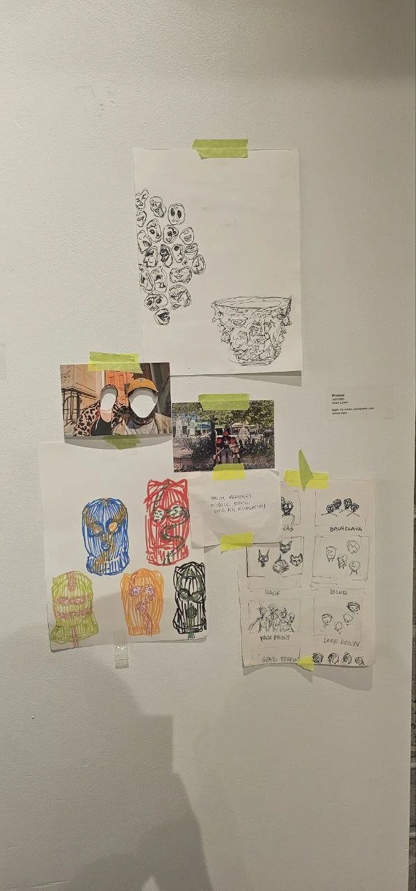 Installation Image I
Process
sketches on paper, photo prints on photo paper, tape
various Sizes