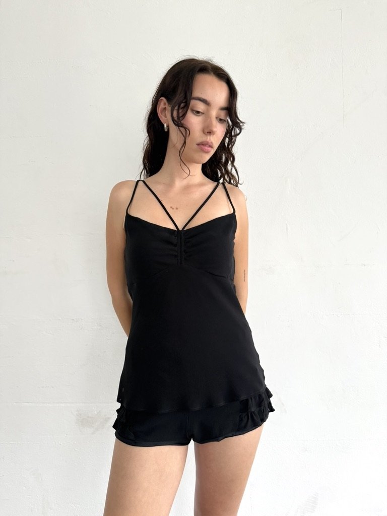 Silk Top - Black
