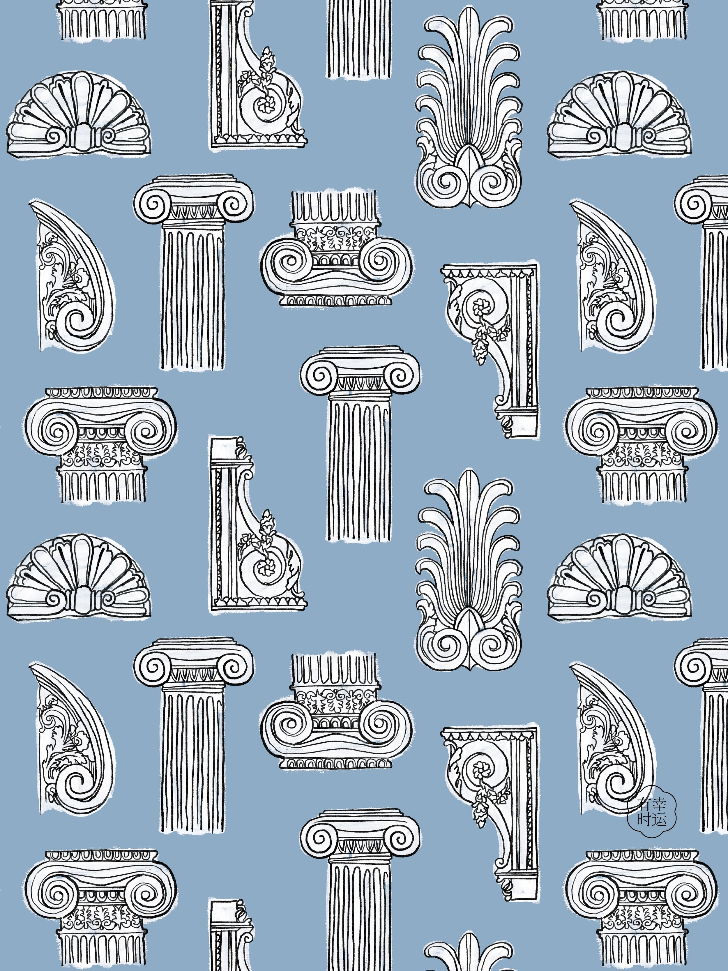 greek column study
