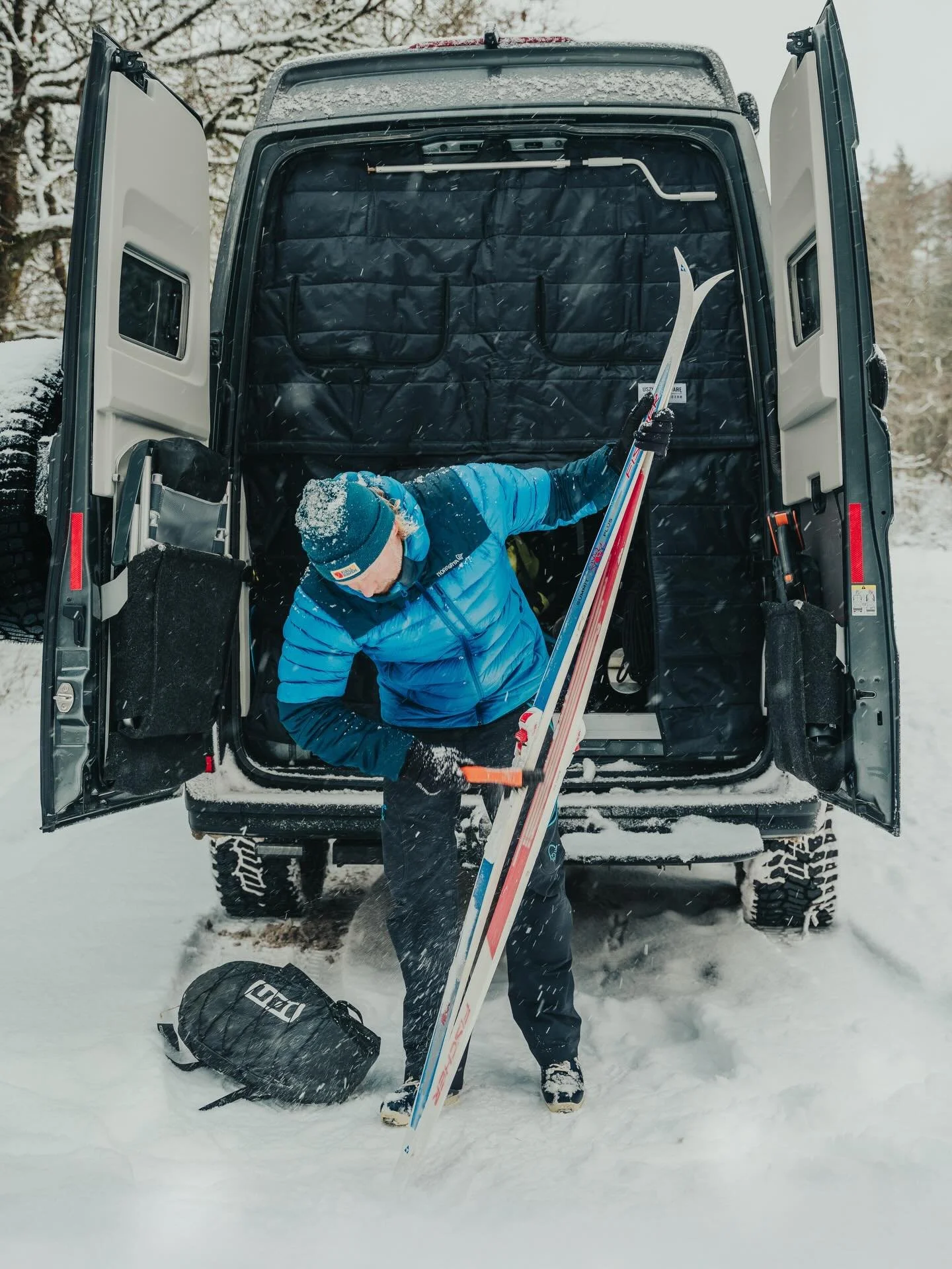 Yesterday&rsquo;s winter adventure on the West Coast &hellip;. 🤍 #wayoutwest #vanlife #denmark #skiing #winterwonderland