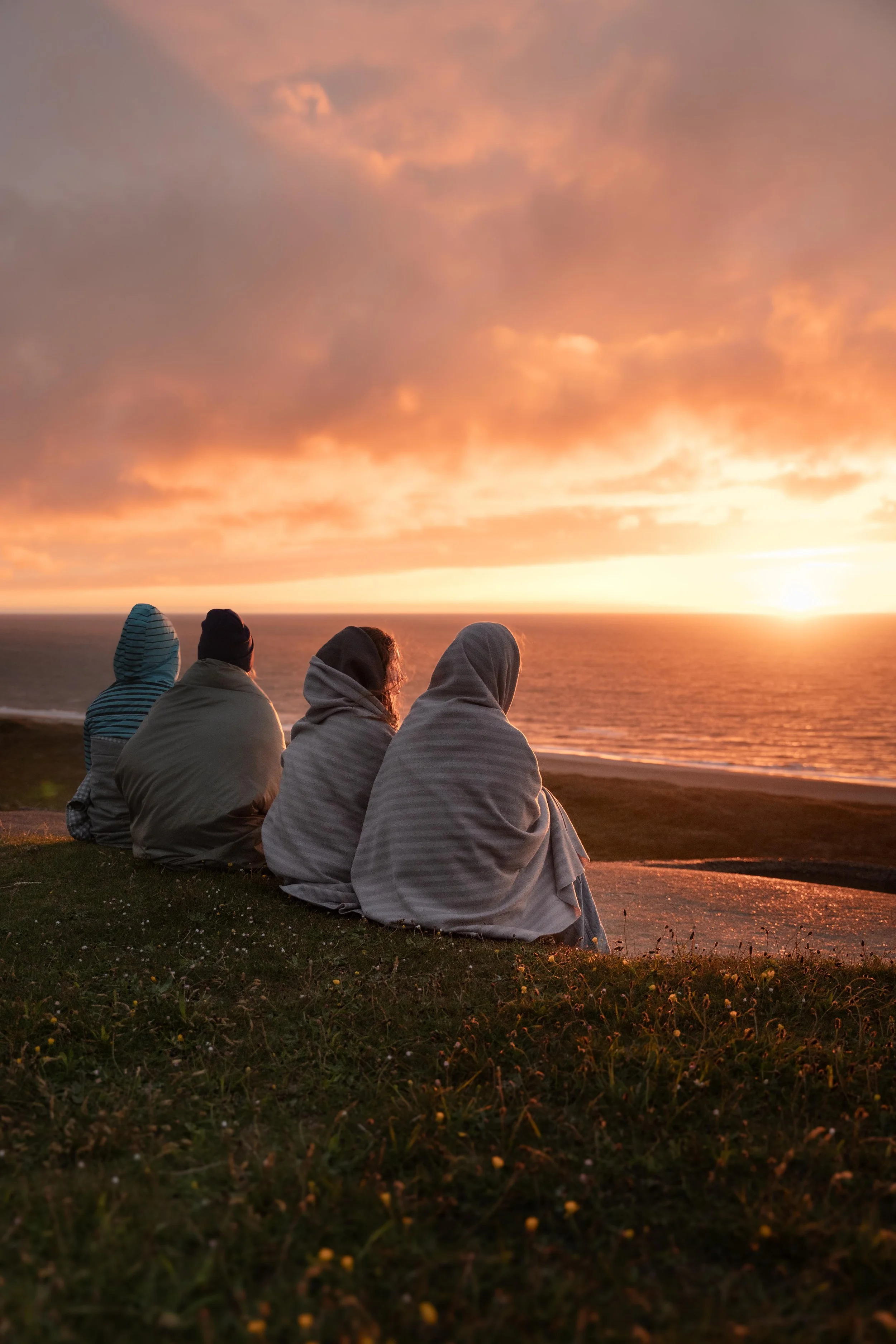 Solnedgang Svinkløv camping, autocamper