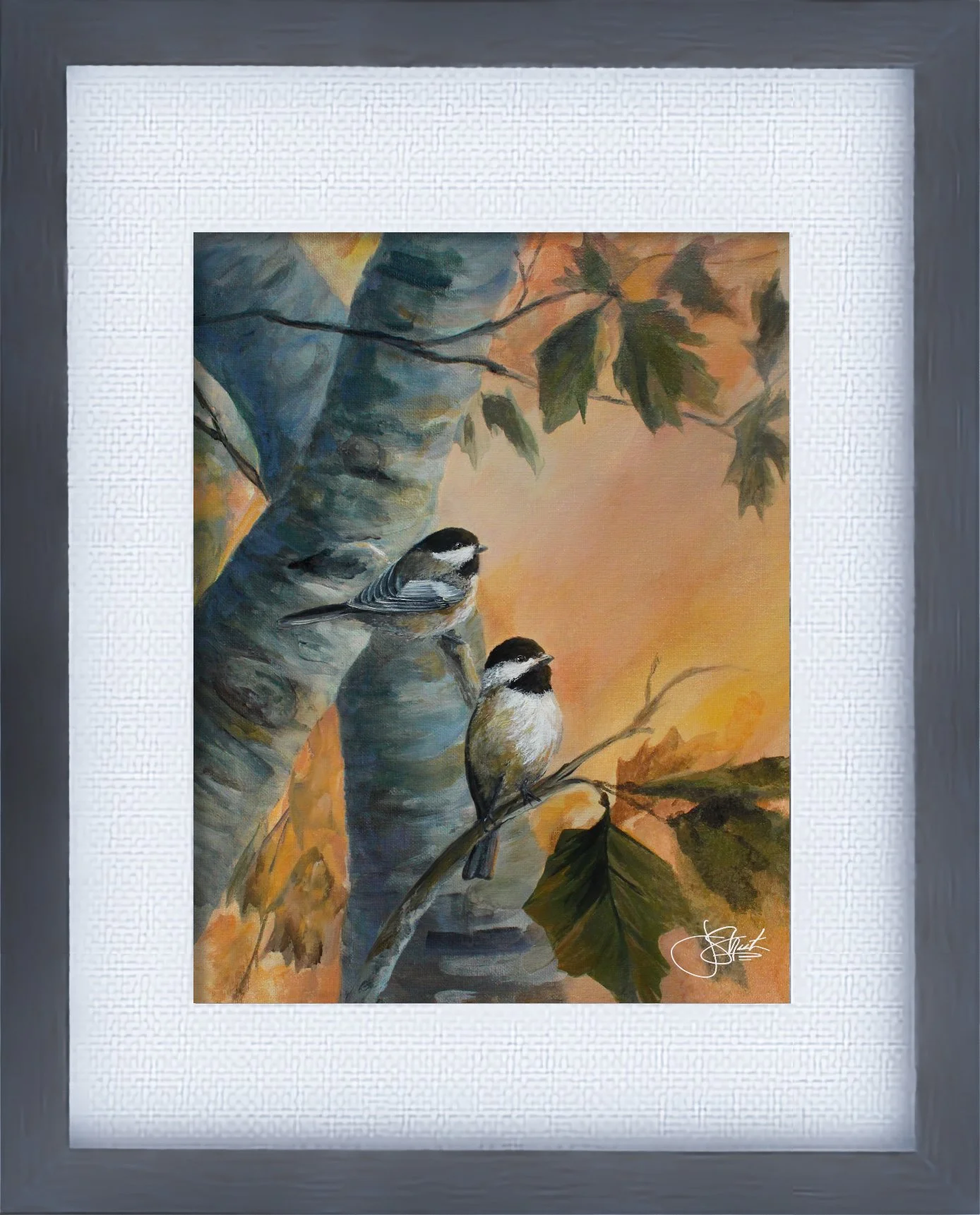 "Chickadees" 11" x 14" Print