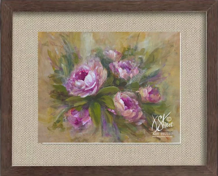 "Pink Roses" Print