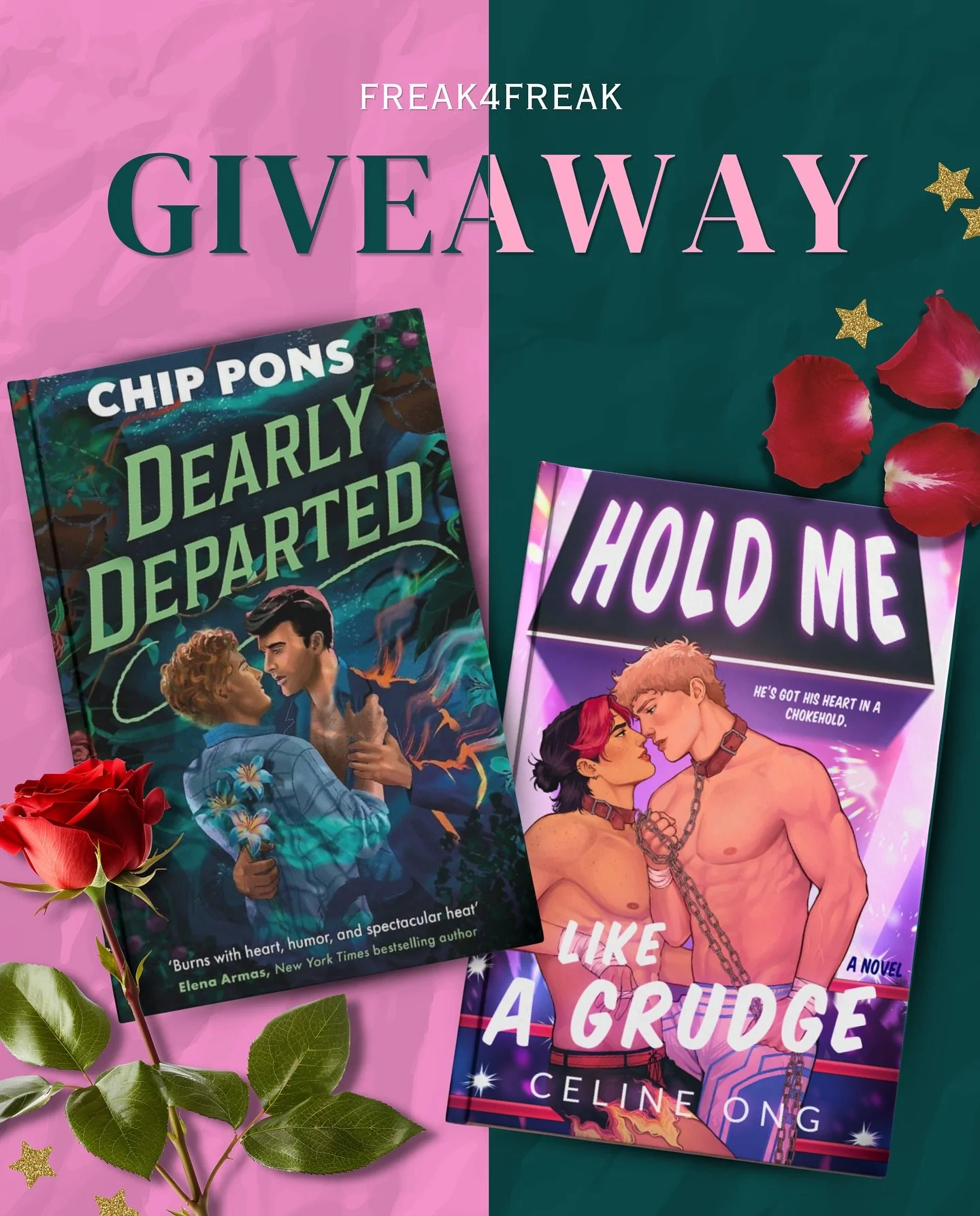 💌 GIVEAWAY 💌

what&rsquo;s better than one spicy, grumpy x sunshine queer romance hitting shelves this summer? TWO (2) queer romance novels featuring goodest of boys!!

to heat things up and get you sweaty, @booksovrbros and i are giving away a cop