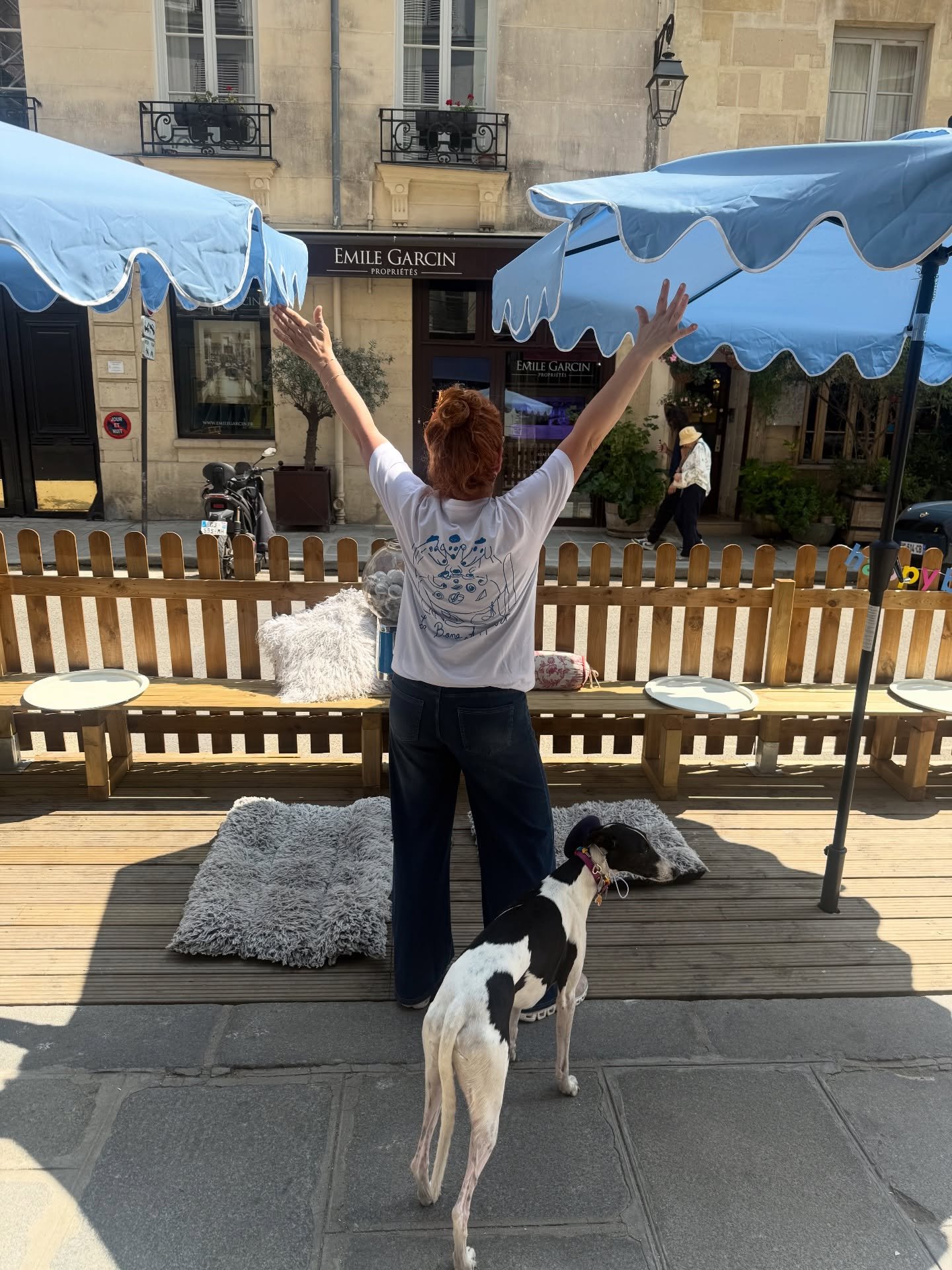 Happy Birthday, Mom! ❤️🎈🪩 Woof woof!

Napoleon here, back on the keyboard again (with a little help from Farisha, Rachael &amp; Liza 🤫) to wish my favorite human, my #1 and the best treat-dealer in the world, Mom (Rebecca), the happiest birthday e