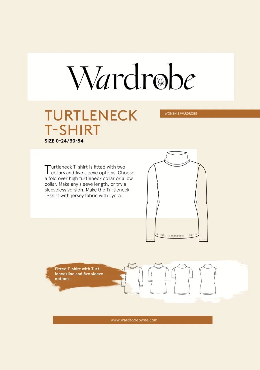 Trudy Turtleneck Top/ Sweater Wardrobe by Me Pattern