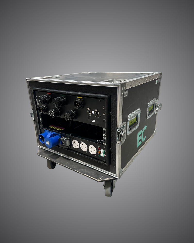 Event Concept technical hire, Yamaha Rio1608-D digital I/O hire, compact Dante I/O rack for touring, broadcast and event audio systems