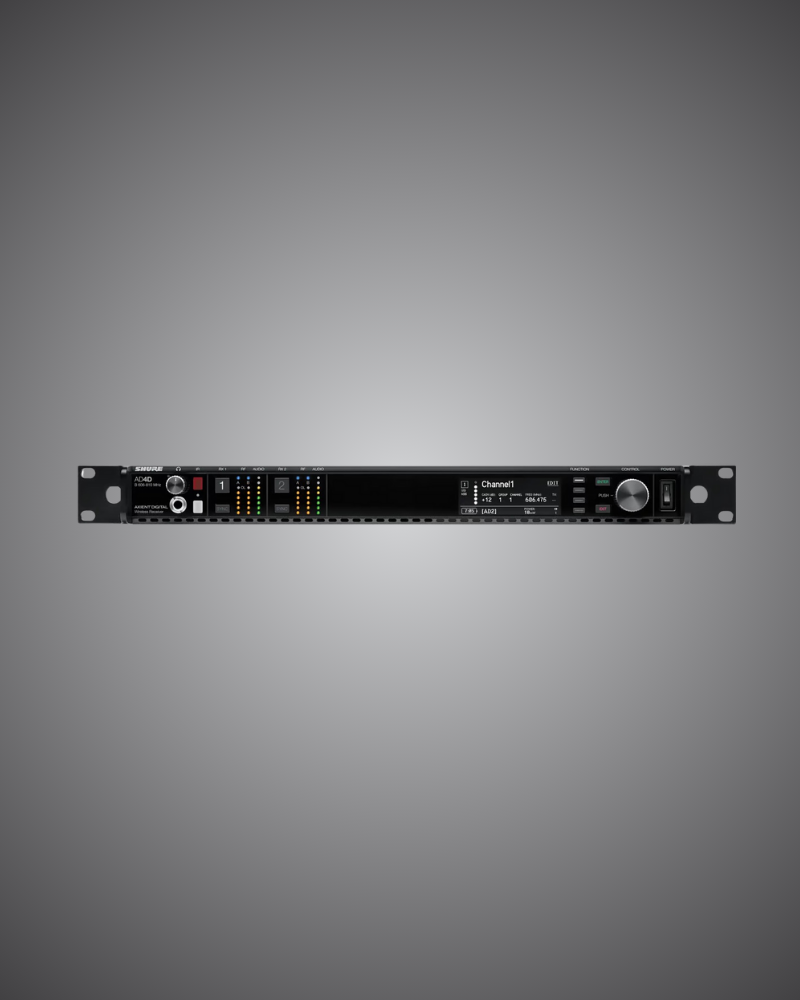 Shure AD4Q Four-Channel Digital Wireless Receiver