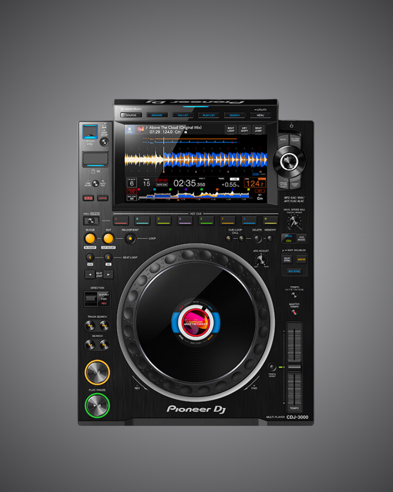 Pioneer CDJ 3000 professional DJ multi player hire | club standard