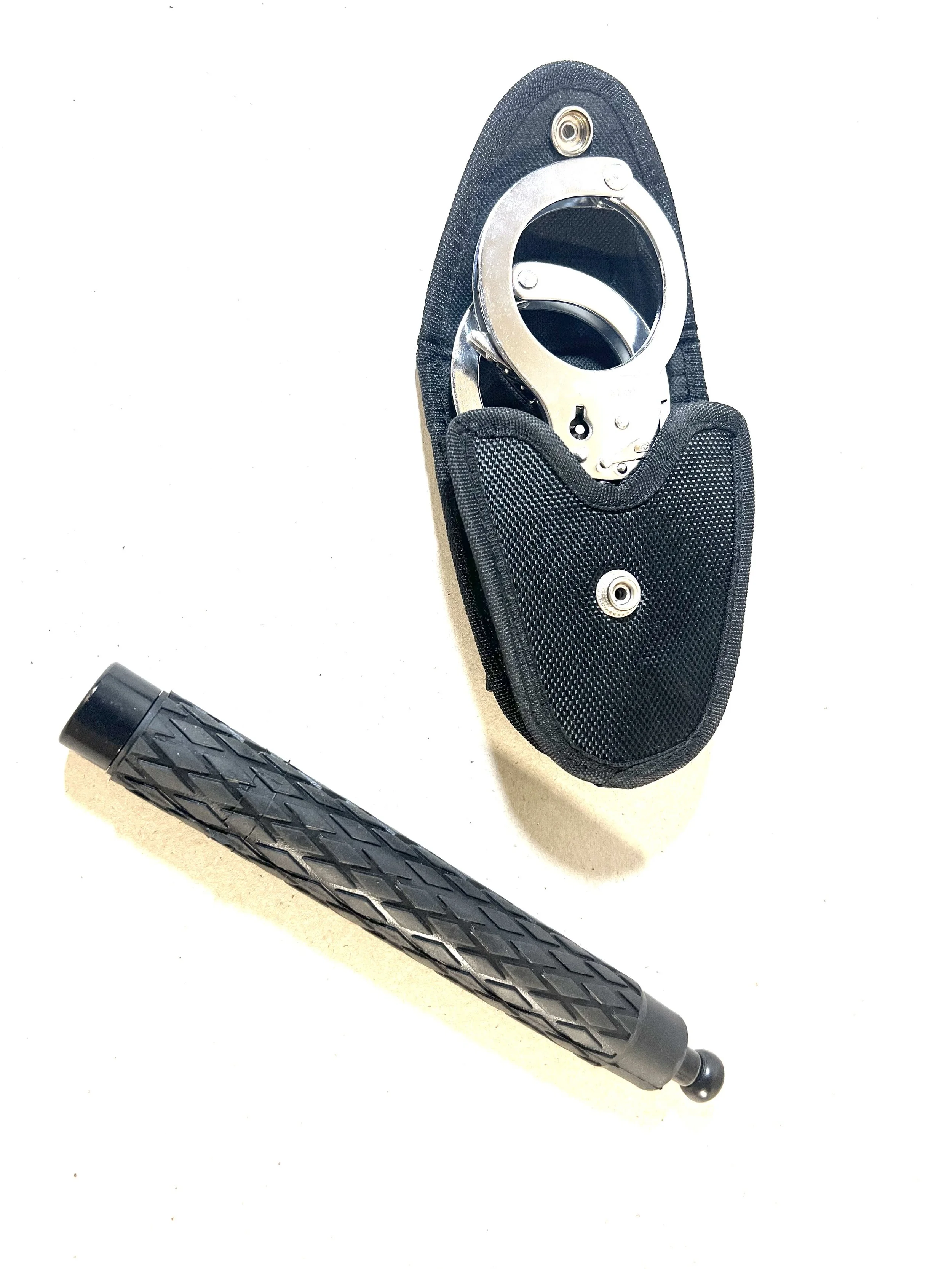 Police Bat and Handcuffs