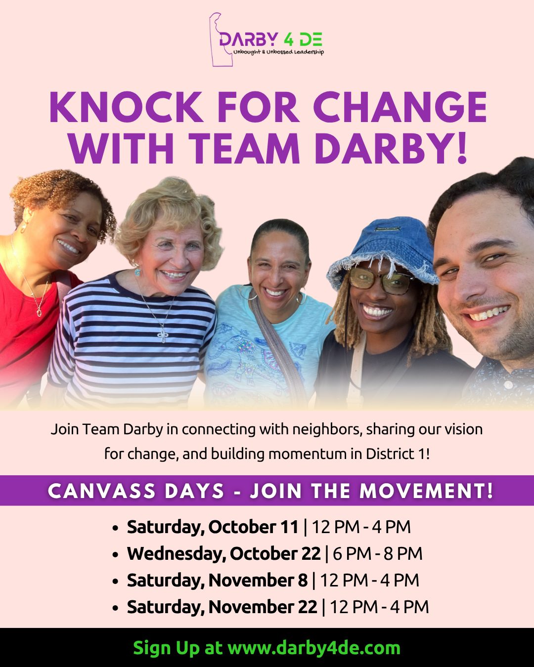 Canvassing Days - State Rep Campaign
