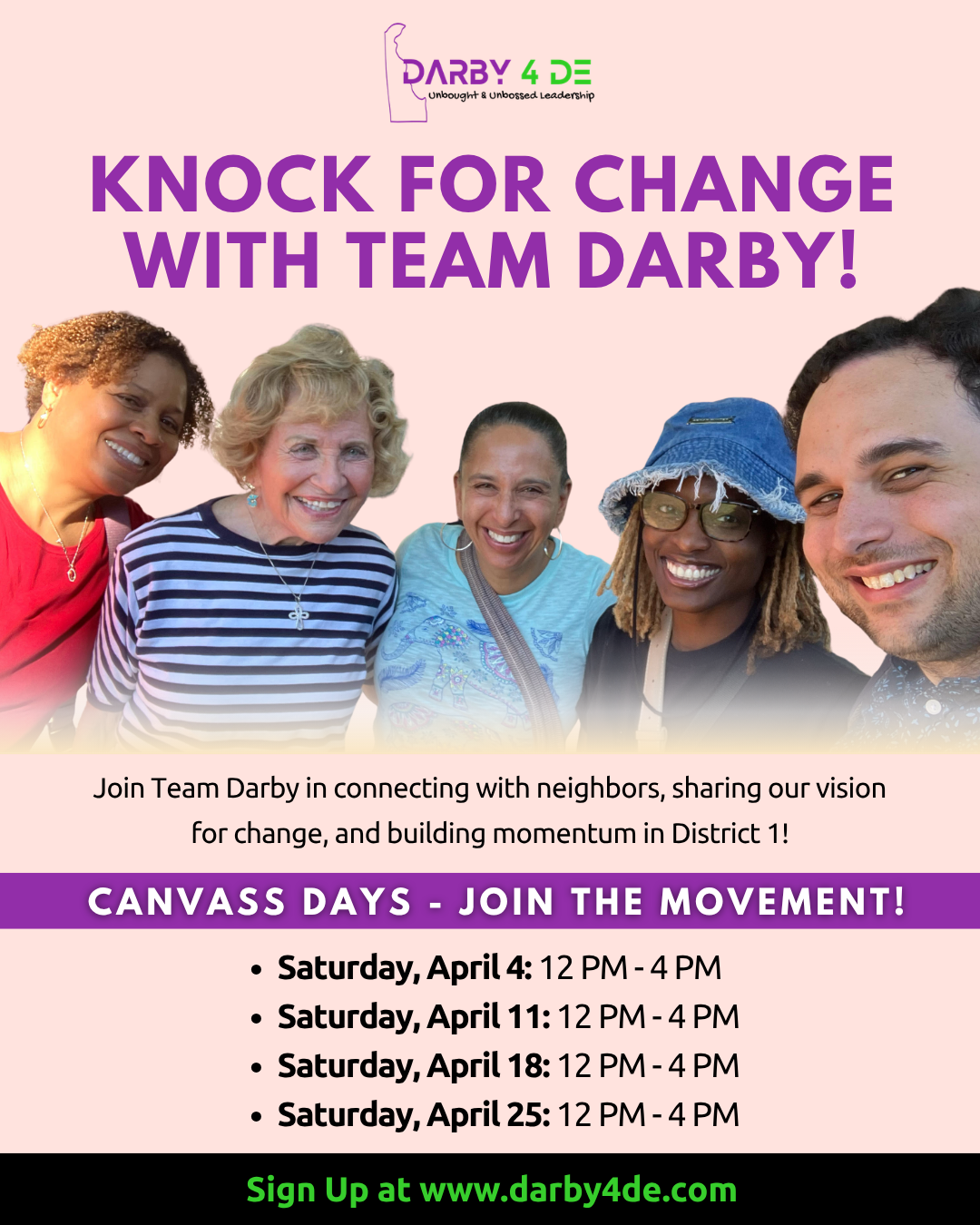 Canvassing Days - State Rep Campaign