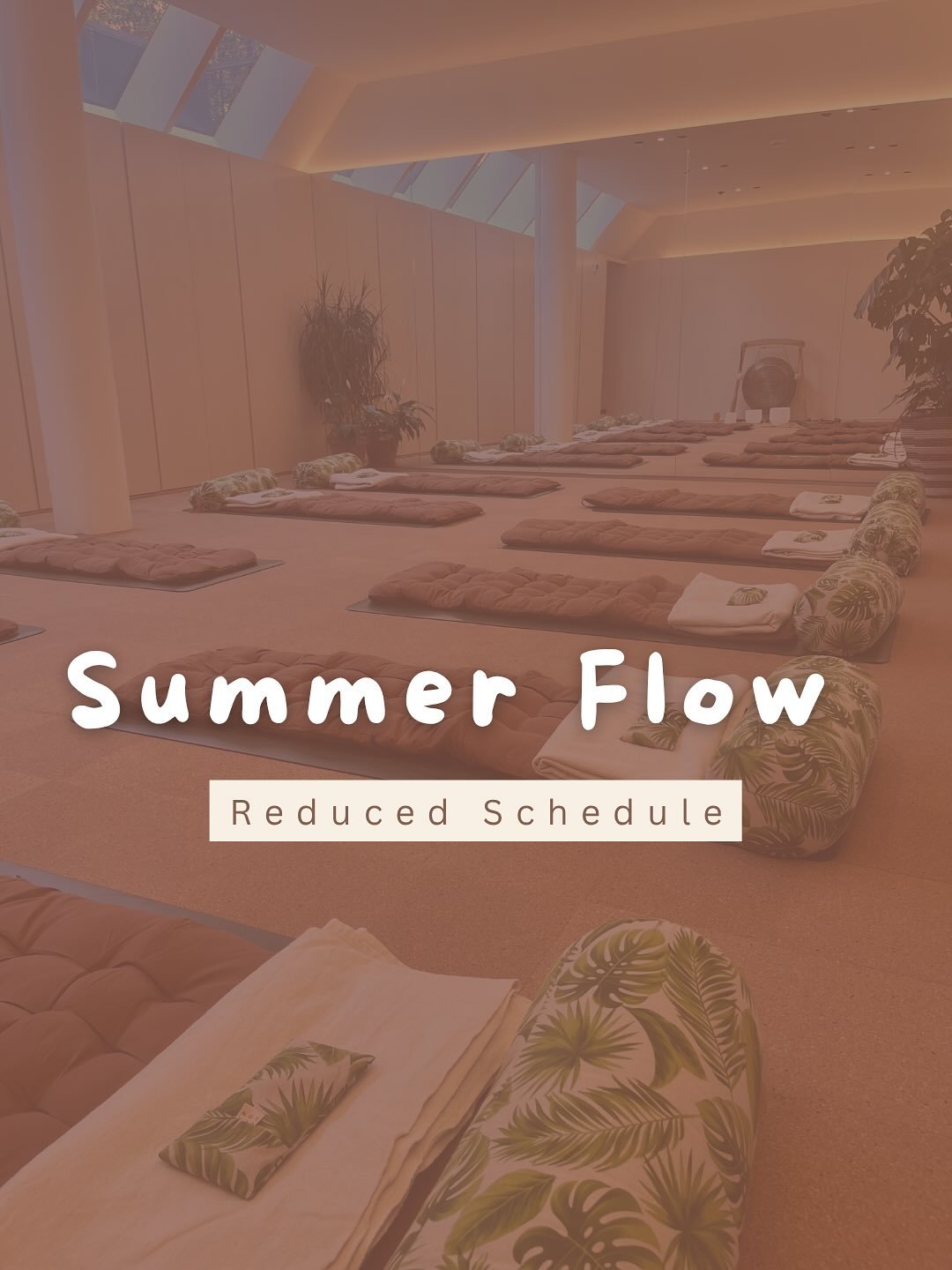 ☀️ Oca&rsquo;s Summer Flow ☀️

The sun is shining, the energy is high, and it&rsquo;s time to flow with the rhythm of summer. Just like nature slows down to soak in the light, so do we. Our schedule is lighter for July &amp; August so we can all enjo