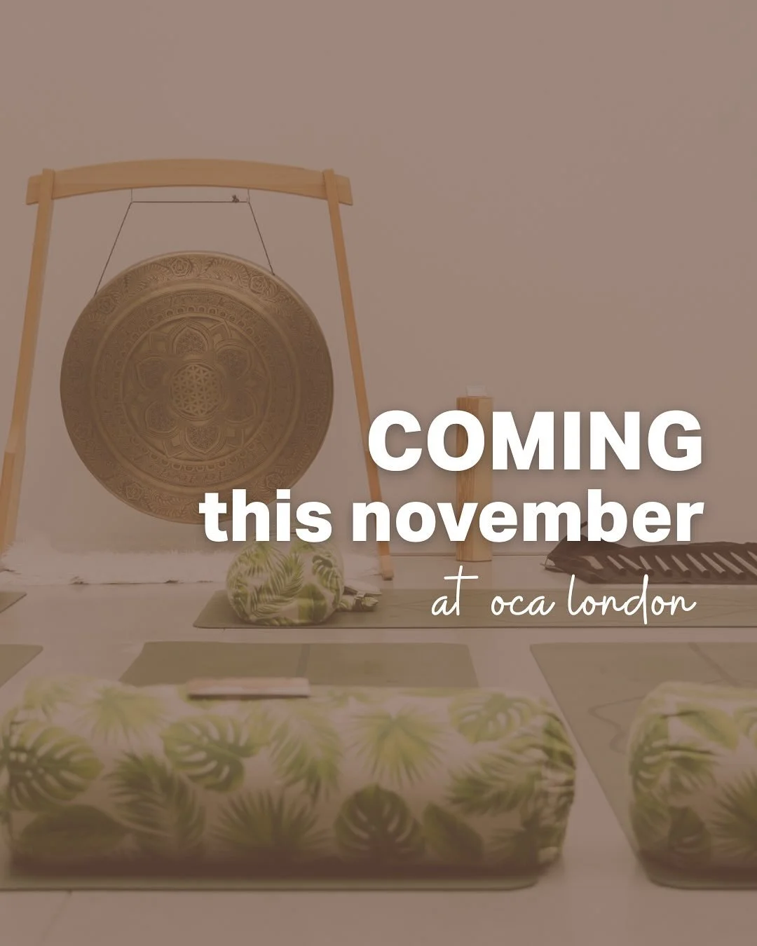 November invites us to reconnect and honour the shifting season. ✨

At Oca London, we&rsquo;ve curated gatherings to nourish your body, soften your mind and deepen your sense of community &mdash; from mindful movement to ceremony, sound and shared in