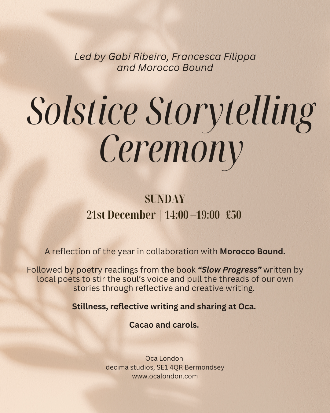 Solstice Story Telling Ceremony