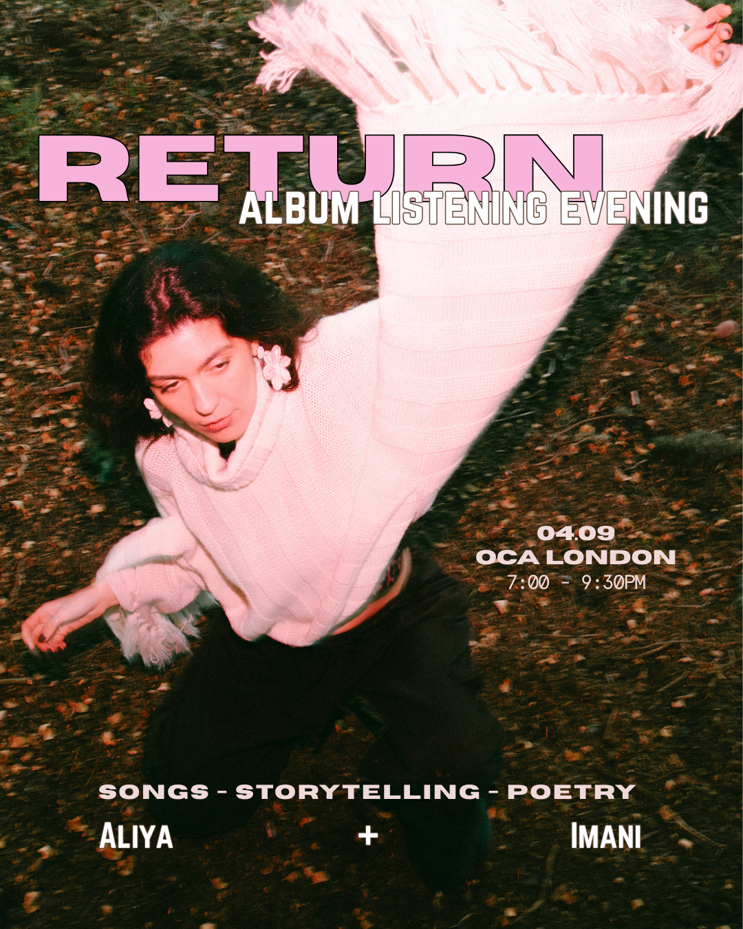 RETURN: Album Listening Evening | Songs + Storytelling + Poetry