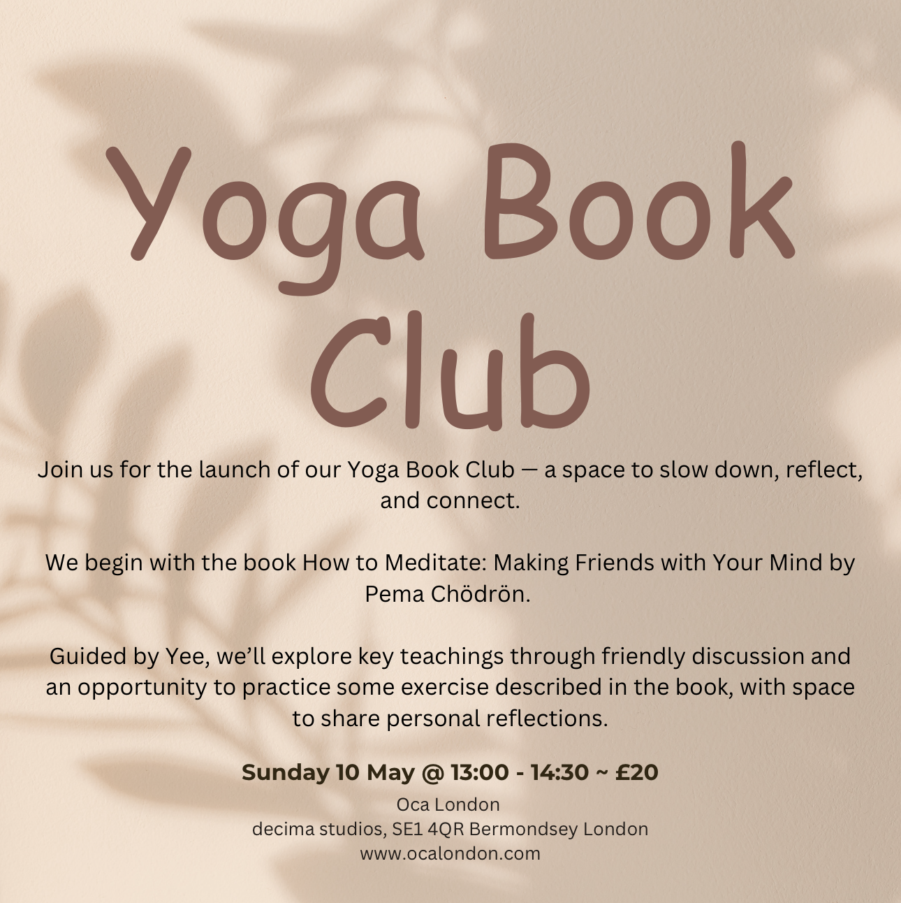 Yoga Book Club