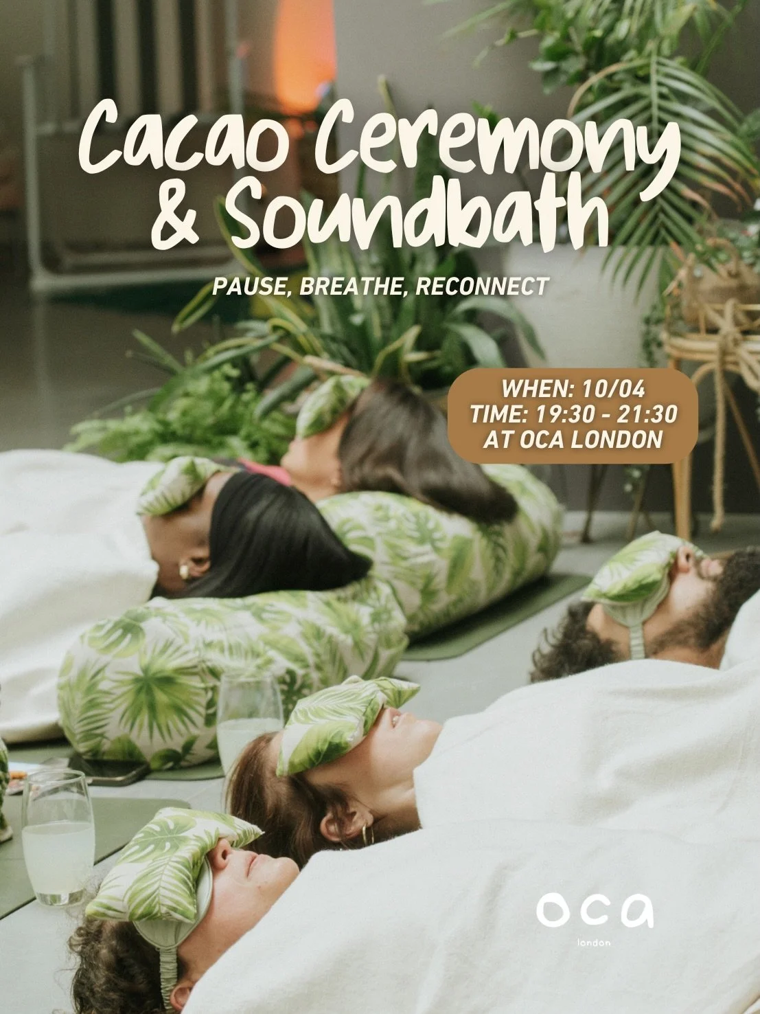 @ocalondon bringing an evening to pause, breathe, and reconnect ✨

Step into a space where you can slow down and gently return to yourself.

Through a heart-opening cacao ceremony and a deeply nourishing soundbath, you&rsquo;ll be guided into a state