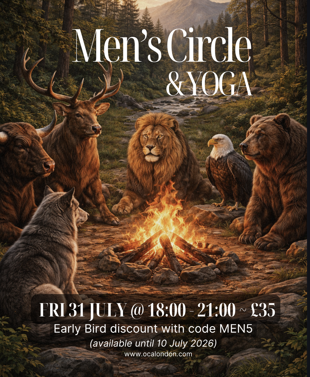 Mindful Fridays: Men’s Circle &amp; Yoga 