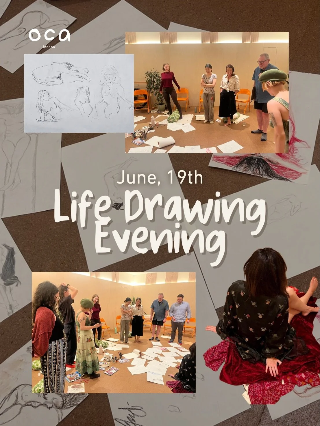 ✨Life Drawing Evening ✨

An invitation to slow down, observe, and reconnect with your creativity!

Join us for a gentle and welcoming evening of life drawing at Oca, guided by @eve.rose.yoga and @yeebeeyoga . Whether you&rsquo;re picking up a pencil 