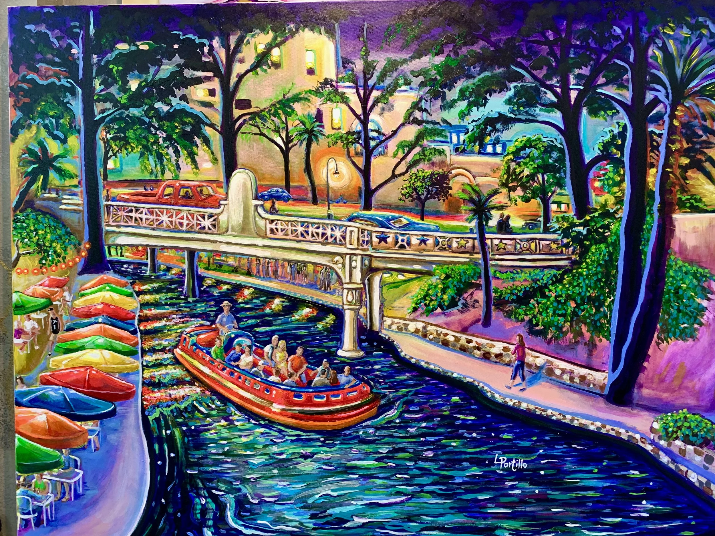 NIGHT OUT AT THE RIVER WALK
