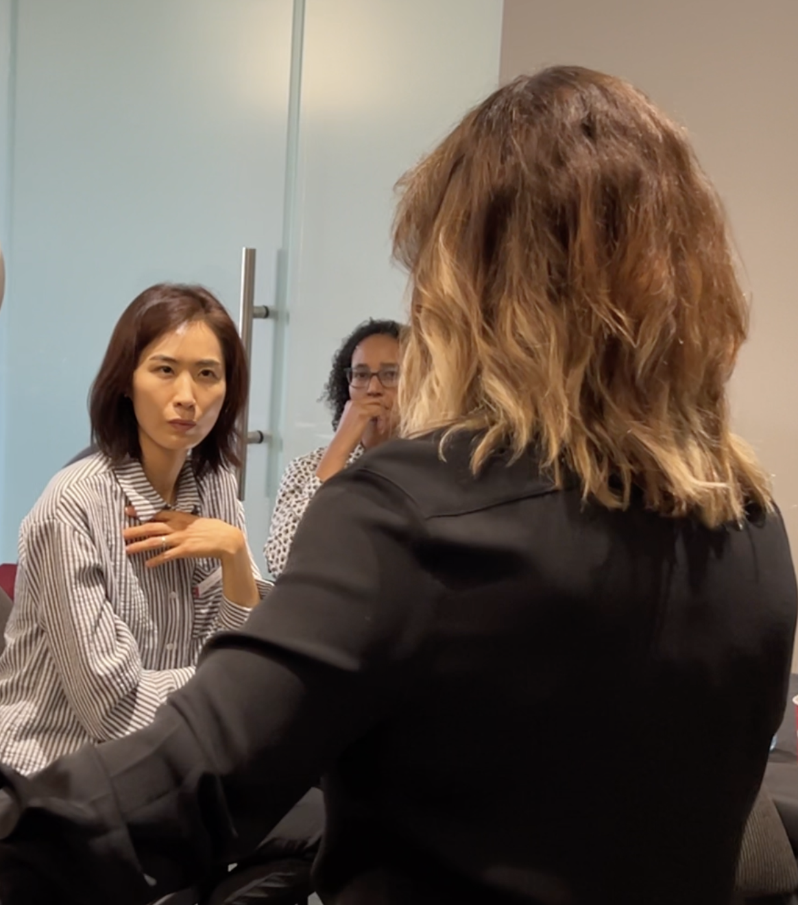 Hands-on BiteAlign™ orthotic design session showing dentists learning how to establish a stable, functional mandibular position. Dr. Agatha Bis