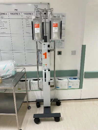 Level 1 rapid transfusion pump before being collected from the Spire Southampton Hospital. (Copy)