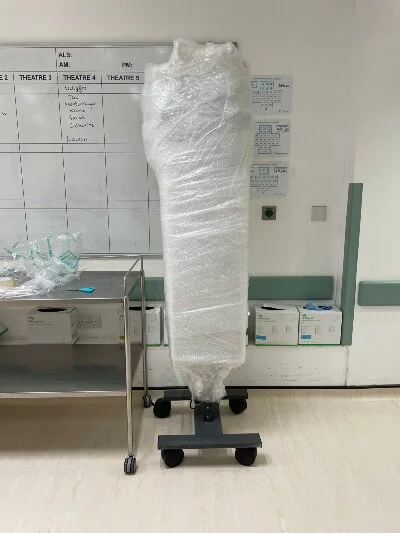 Level 1 is wrapped in bubble wrap and ready to go. (Copy)