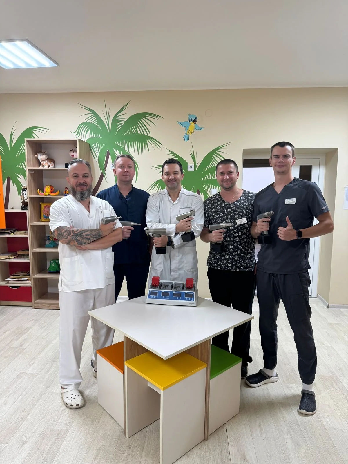 Ukrops is helping paediatric trauma team in Dnipro.