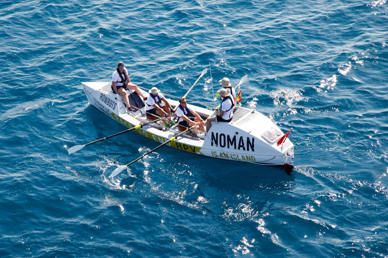 Leo Krivskiy on his Mediterranean row