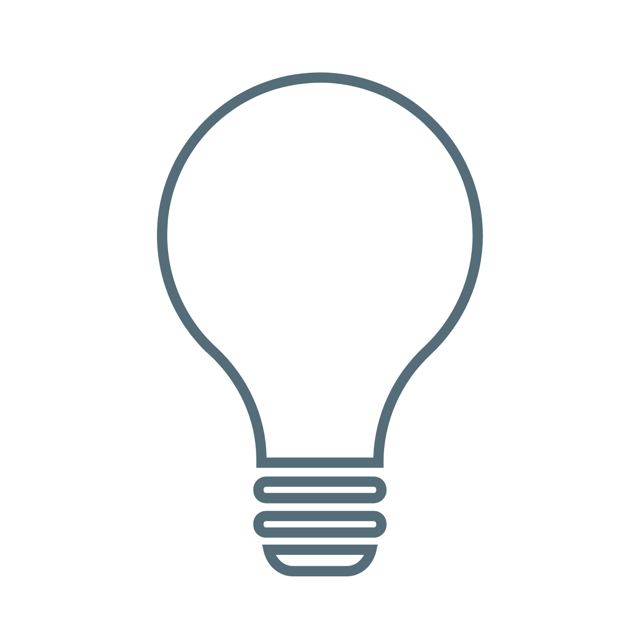 Glühbirne als Symbol für den Wachzustand.