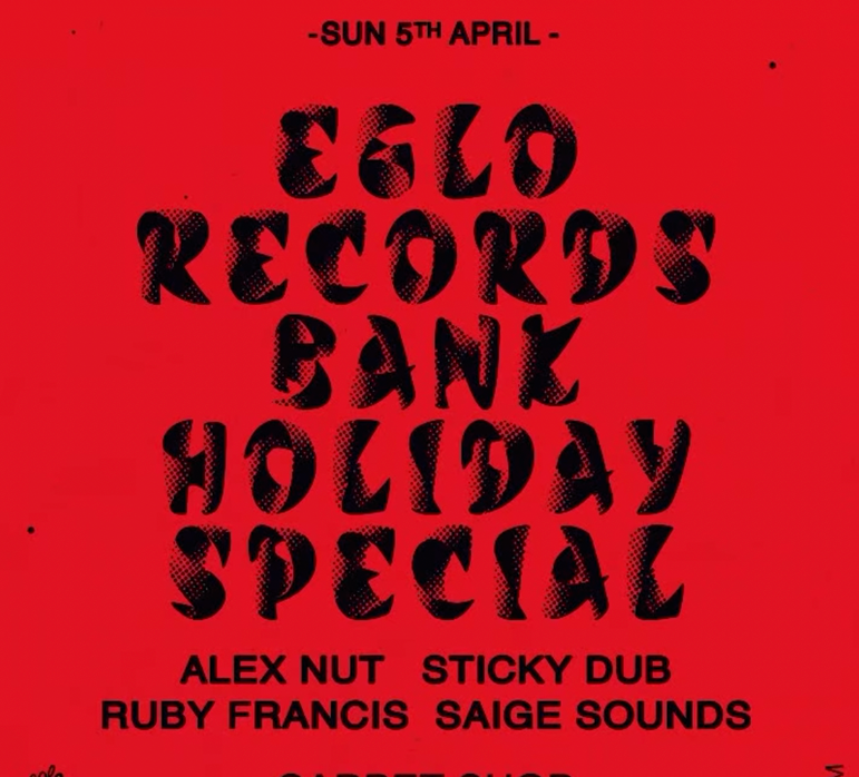 Eglo Records brings underground sounds to Carpet Shop this Bank Holiday.
