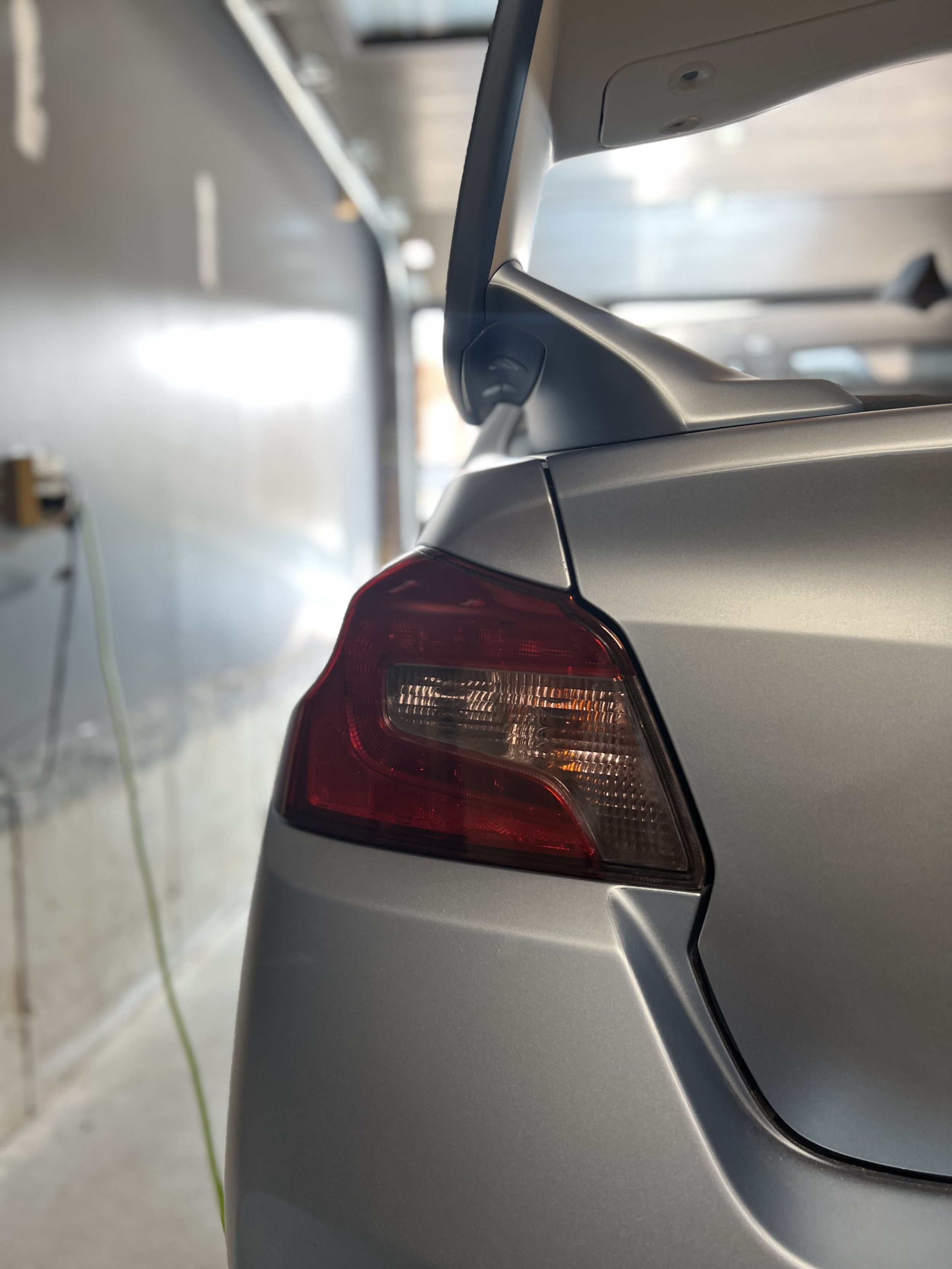 Subaru STI Brake Light Tint: VViViD Light Smoke for a Sleek Finish