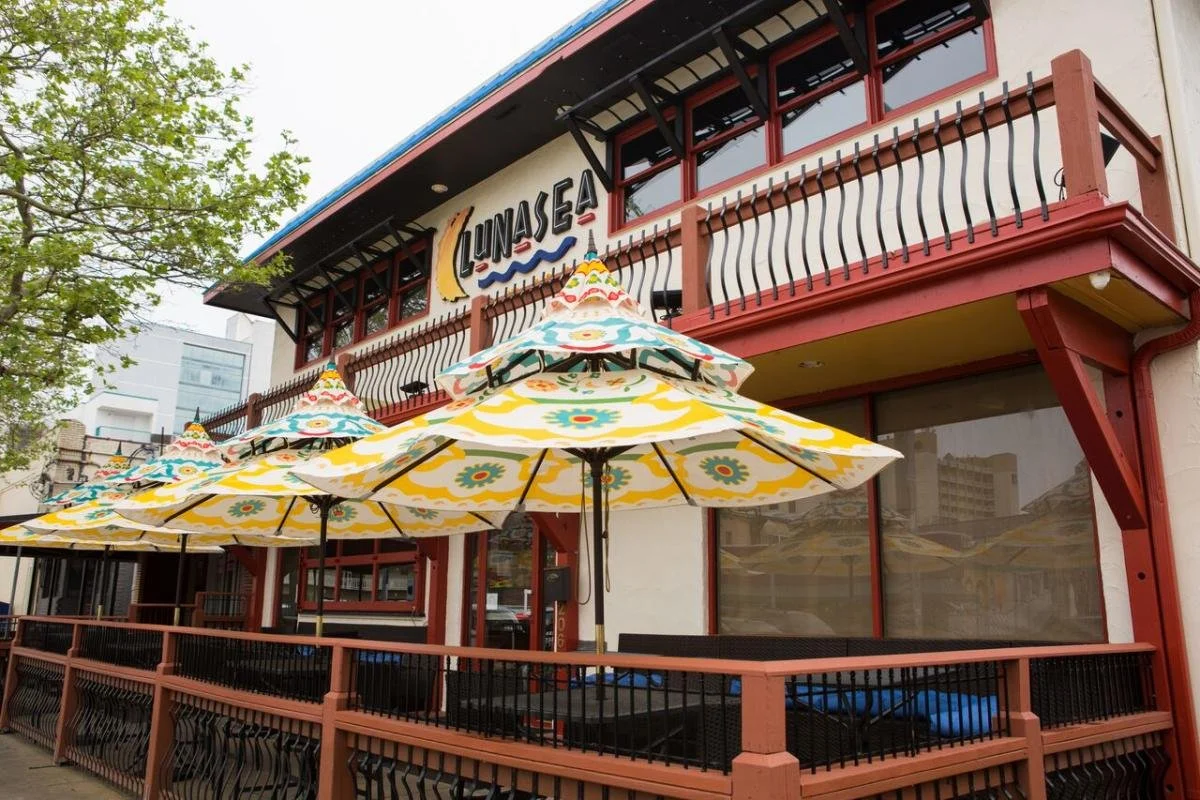 Lunasea patio and Oceanfront event space