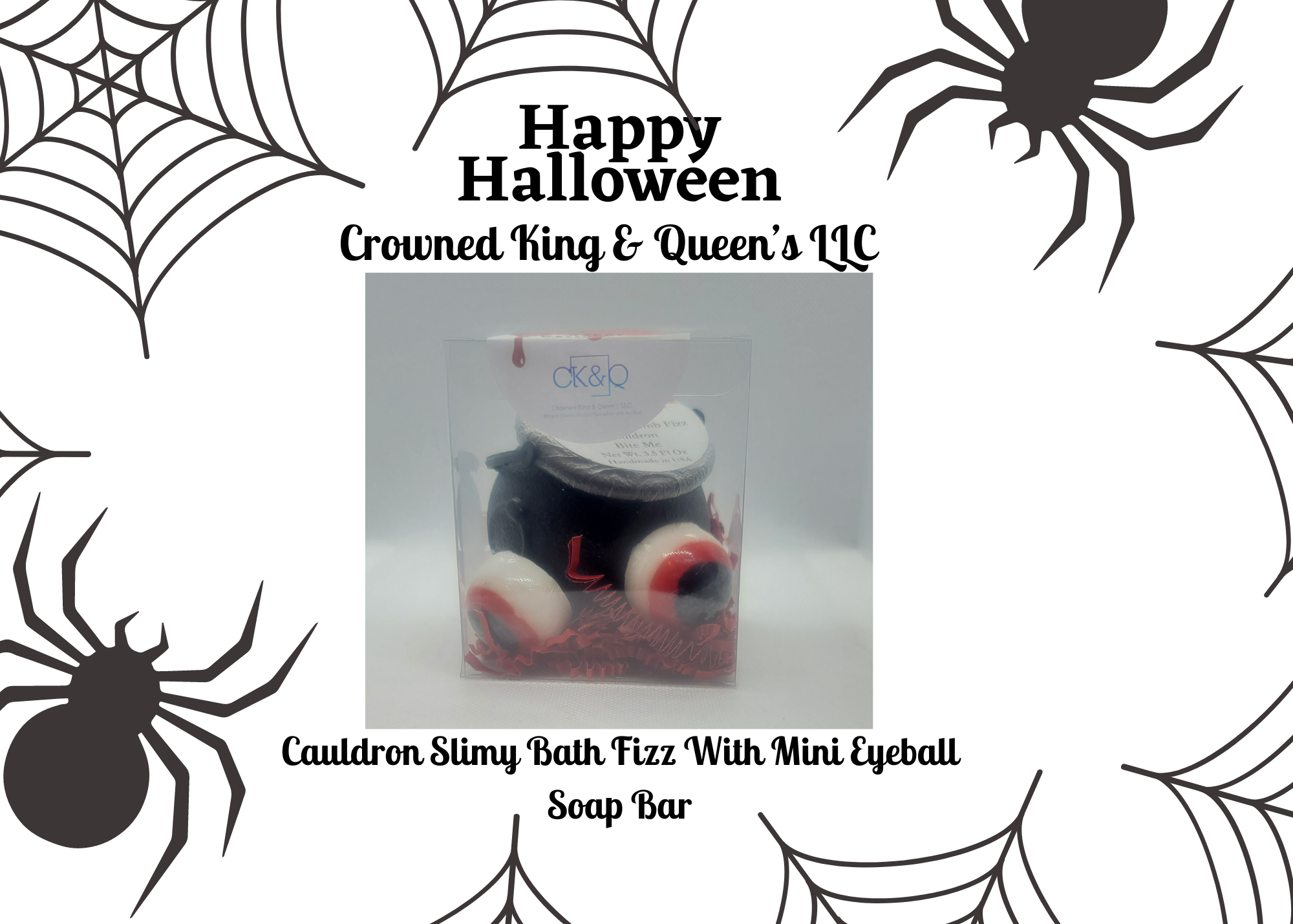 Spooky Cauldron Bath Set