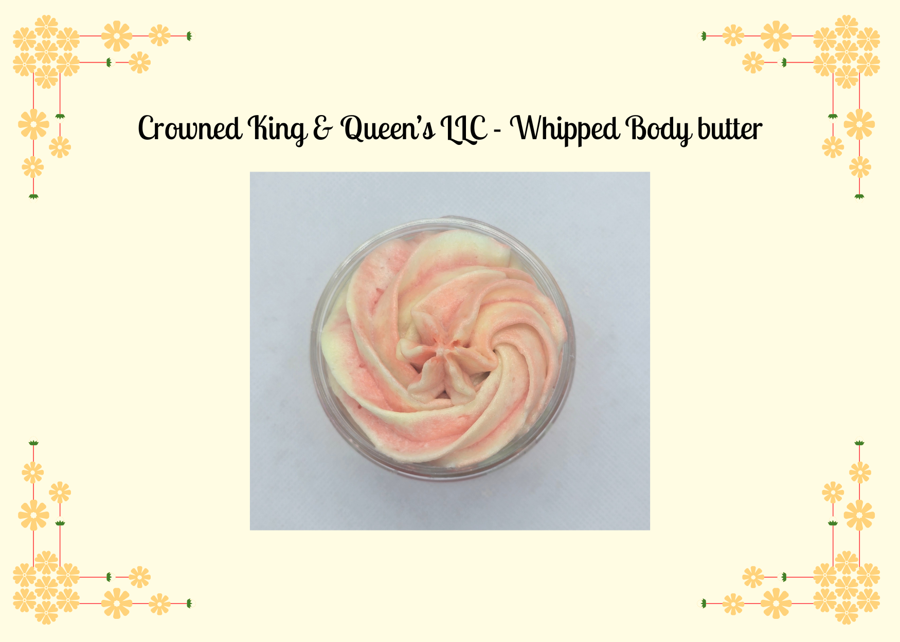 Luxurious Whipped Body Butter