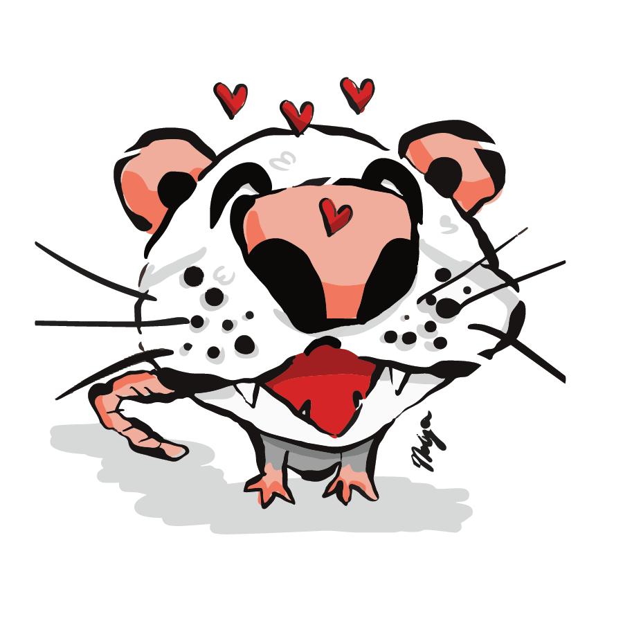 Heart-Full Whiskers Opossum
