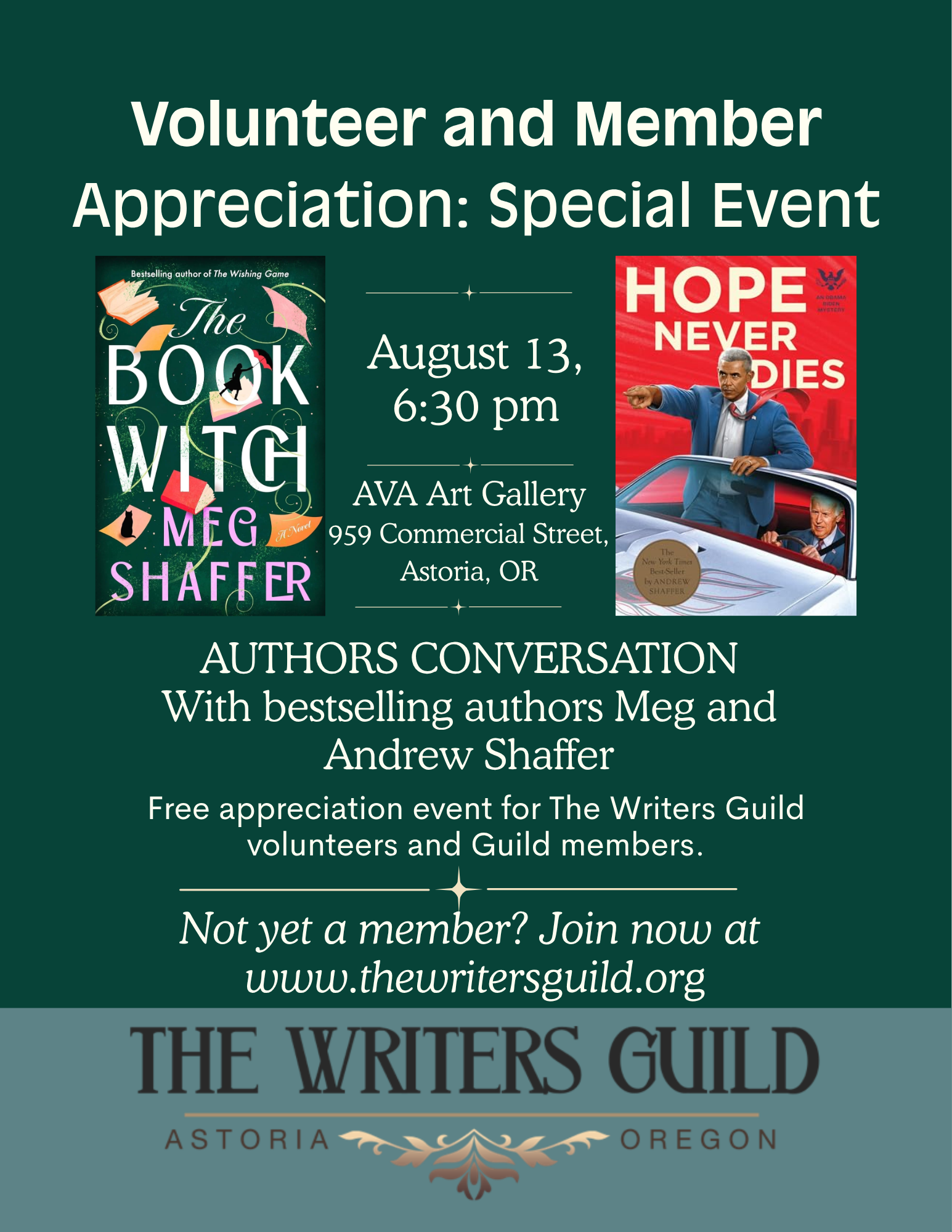 Member and Volunteer Appreciation Event