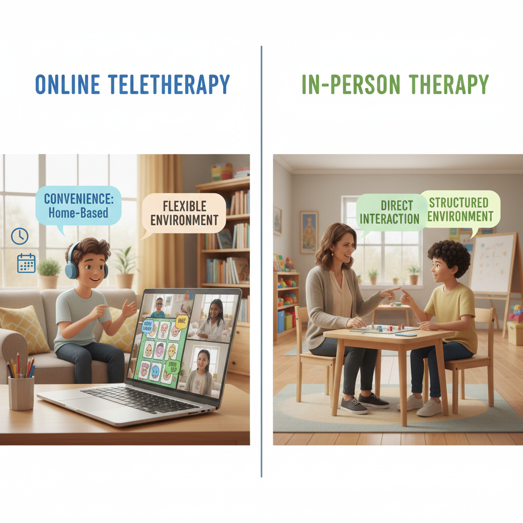 Speech Teletherapy vs.In-Person Therapy: Which Is Better?