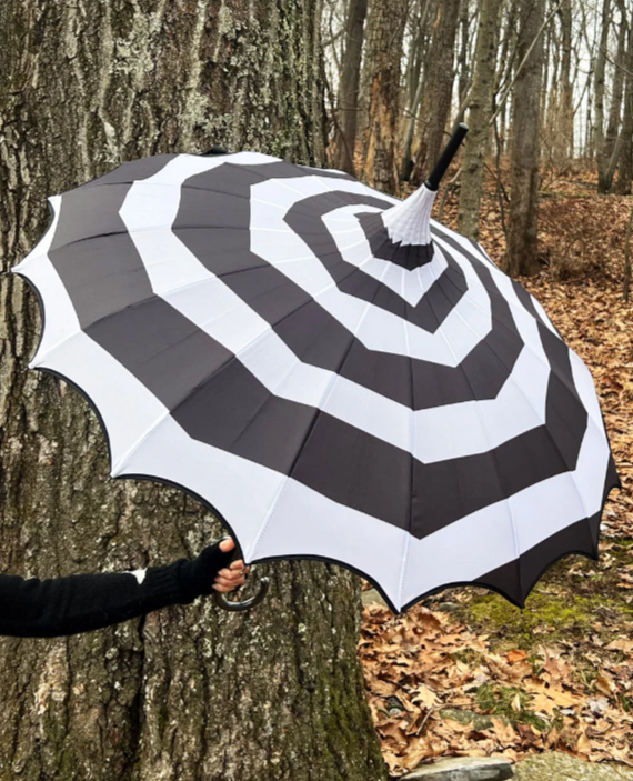 Spooky Spiral Parasol Umbrella