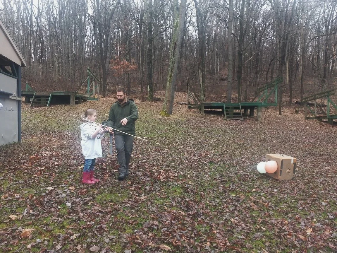 Atlatl throwing is always a favorite activity at our programs.