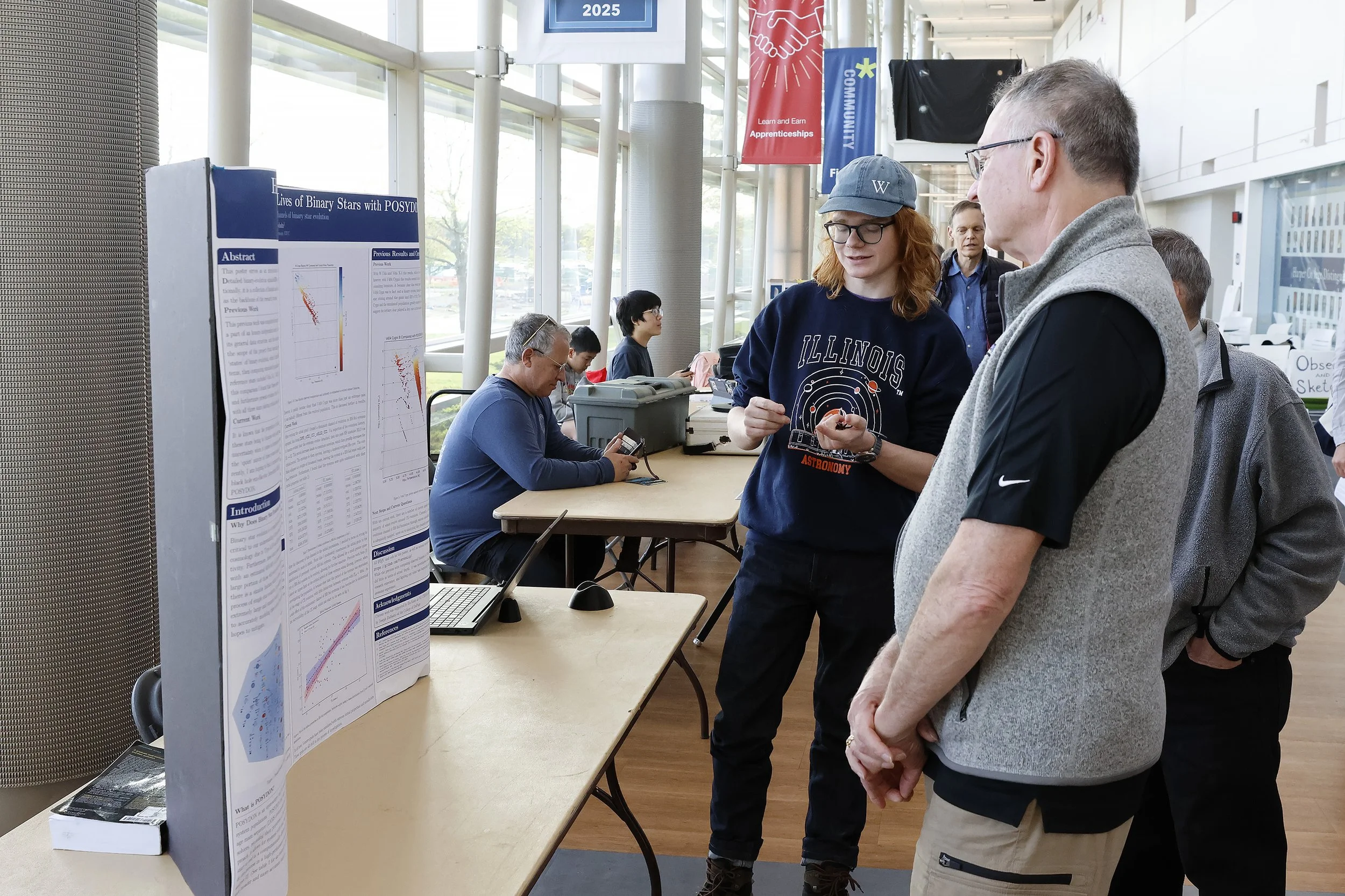 Pierson discusses his poster.jpg